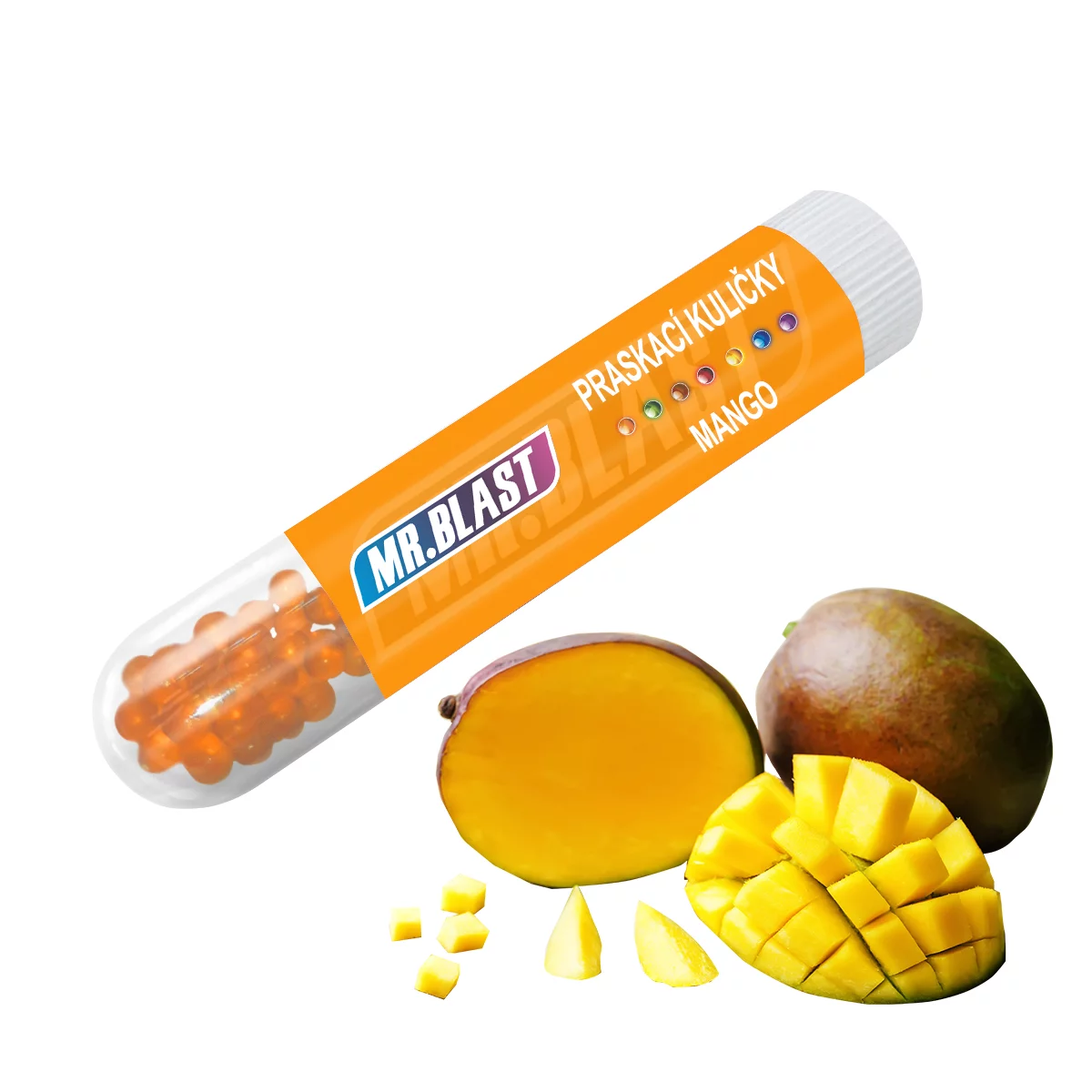 Praskací kuličky Mr. Blast - Mango - 100 ks